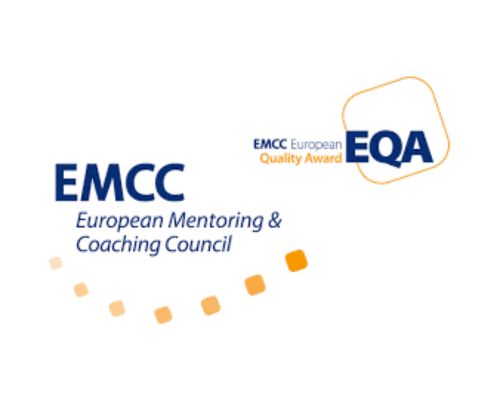 Vitae Company, Logo EMCC Europian mentoring & Coaching Council Quality Award Vitae Company, Logo ISO 9001 DEKRA Gecertificeerd